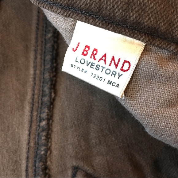 J Brand brown lovestory bellbottom flare jeans 24 - Picture 5 of 8